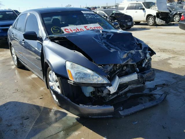 1HGCM66507A055268 - 2007 HONDA ACCORD EX GRAY photo 1