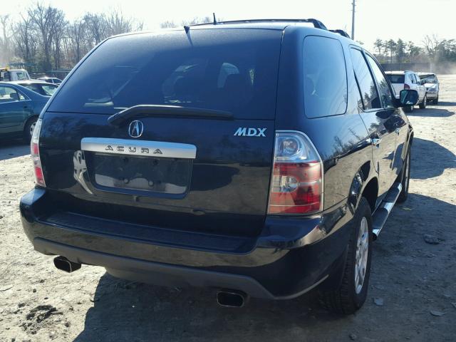 2HNYD18946H543771 - 2006 ACURA MDX TOURIN BLACK photo 4