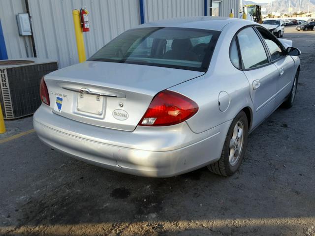 1FAHP53U82G159410 - 2002 FORD TAURUS SE SILVER photo 4