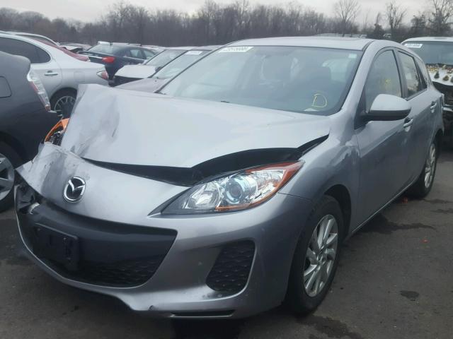 JM1BL1LP4D1772483 - 2013 MAZDA 3 I SILVER photo 2