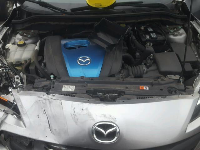 JM1BL1LP4D1772483 - 2013 MAZDA 3 I SILVER photo 7