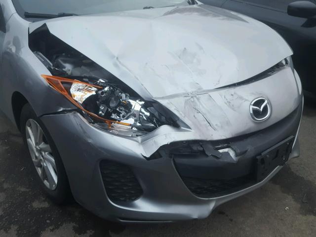 JM1BL1LP4D1772483 - 2013 MAZDA 3 I SILVER photo 9