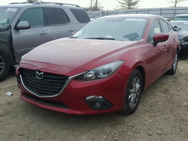 3MZBM1L73GM242782 - 2016 MAZDA 3 TOURING RED photo 2