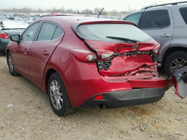 3MZBM1L73GM242782 - 2016 MAZDA 3 TOURING RED photo 3