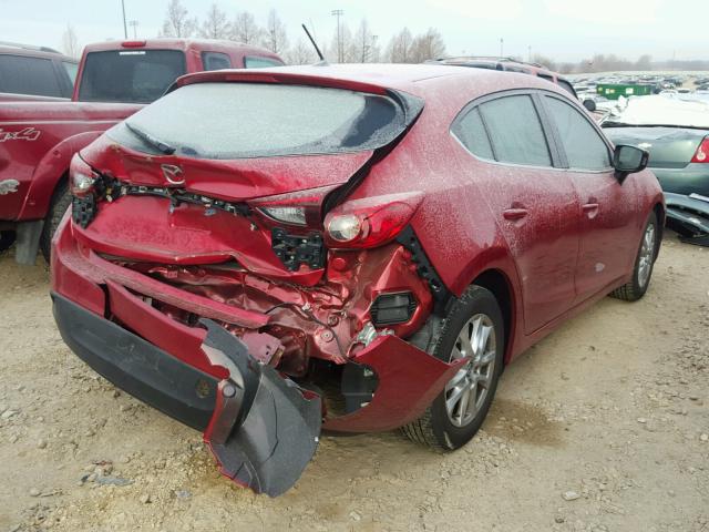 3MZBM1L73GM242782 - 2016 MAZDA 3 TOURING RED photo 4