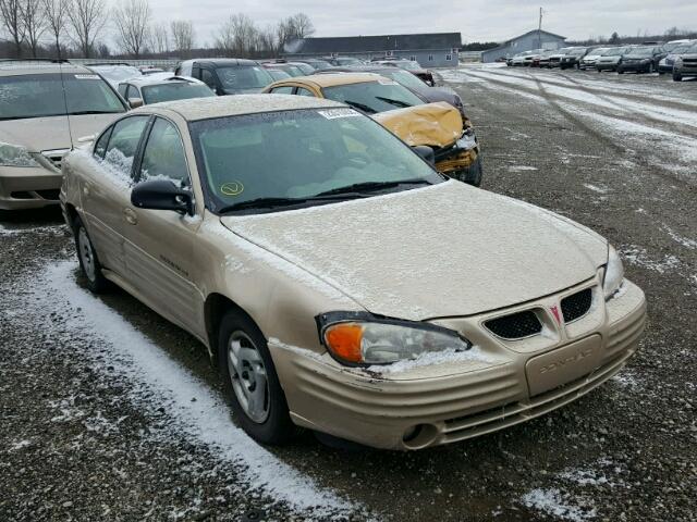 1G2NE52T41M585773 - 2001 PONTIAC GRAND AM S TAN photo 1