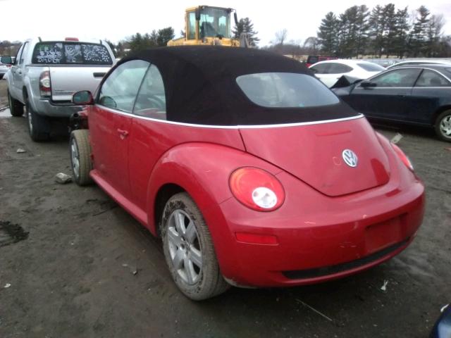 3VWRG31Y77M413630 - 2007 VOLKSWAGEN NEW BEETLE RED photo 3