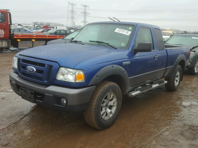 1FTZR45E27PA42678 - 2007 FORD RANGER SUP BLUE photo 2