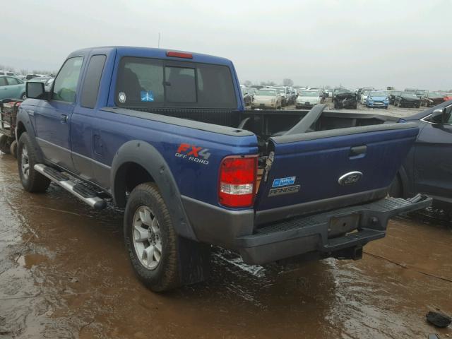 1FTZR45E27PA42678 - 2007 FORD RANGER SUP BLUE photo 3