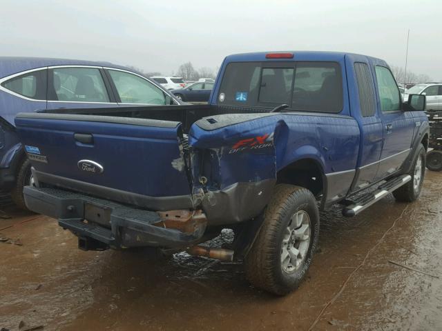 1FTZR45E27PA42678 - 2007 FORD RANGER SUP BLUE photo 4