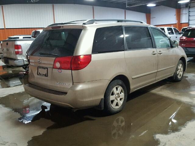 5TDZA23C86S449325 - 2006 TOYOTA SIENNA CE BEIGE photo 4