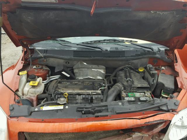 1B3HB48A99D136815 - 2009 DODGE CALIBER SX ORANGE photo 7