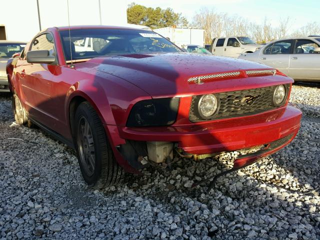 1ZVFT80N375280728 - 2007 FORD MUSTANG RED photo 1