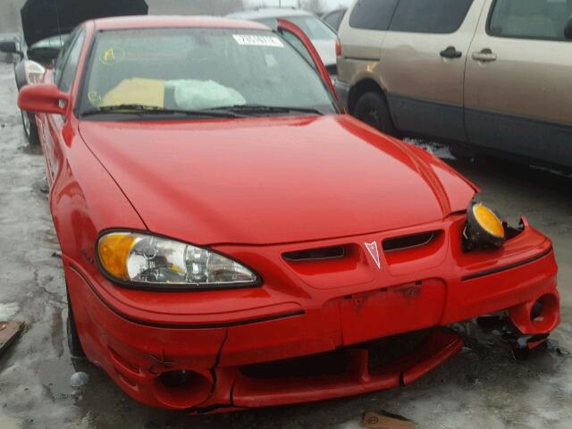 1G2NW52E82C151376 - 2002 PONTIAC GRAND AM G RED photo 1