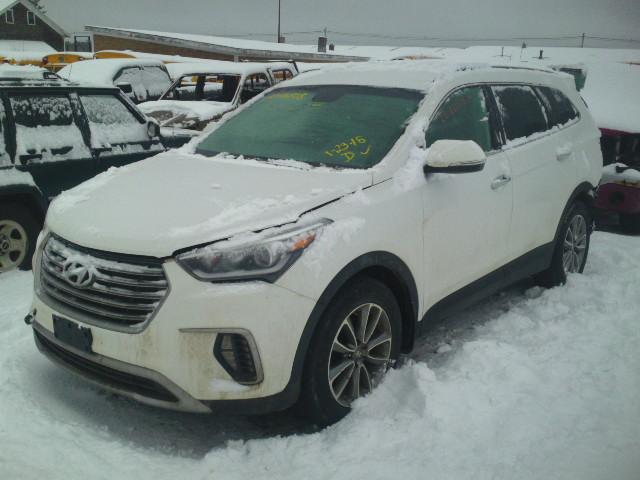 KM8SNDHF2HU206334 - 2017 HYUNDAI SANTA FE S WHITE photo 2