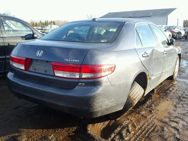 1HGCM66564A013053 - 2004 HONDA ACCORD EX GRAY photo 4