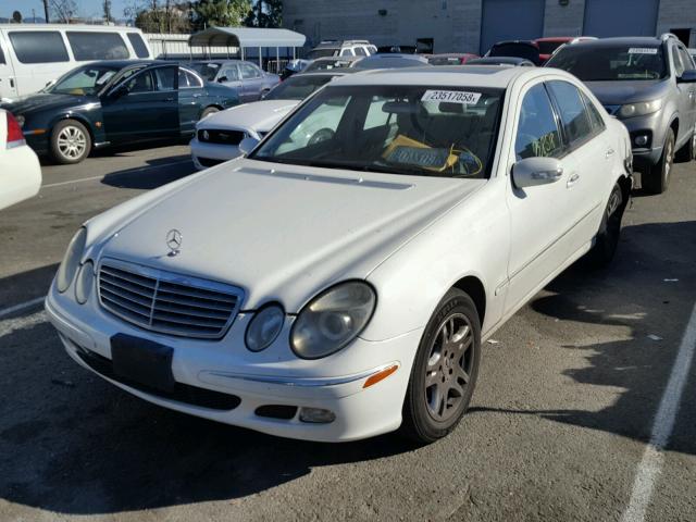 WDBUF65J64A543999 - 2004 MERCEDES-BENZ E 320 WHITE photo 2