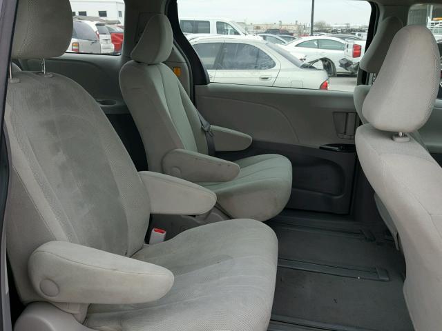 5TDKA3DC6BS002265 - 2011 TOYOTA SIENNA BAS GRAY photo 6