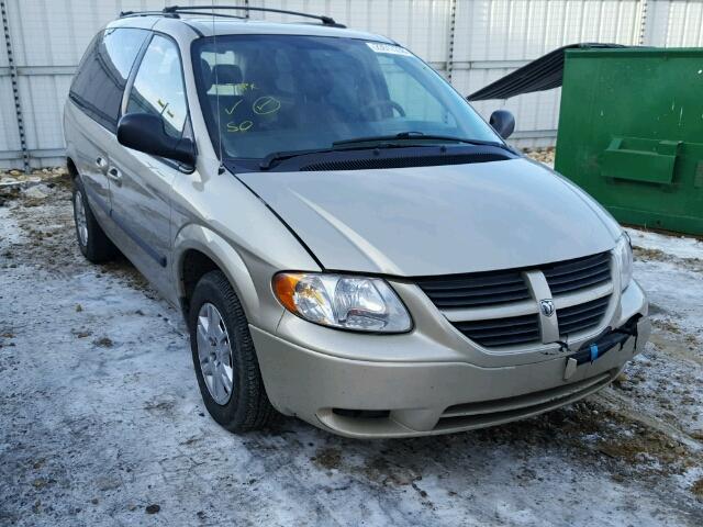 1D4GP25R97B129854 - 2007 DODGE CARAVAN SE GOLD photo 1