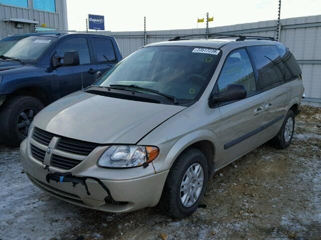 1D4GP25R97B129854 - 2007 DODGE CARAVAN SE GOLD photo 2