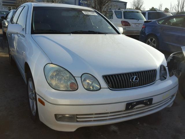 JT8BL69SX10007304 - 2001 LEXUS GS 430 WHITE photo 1