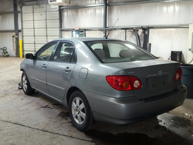 2T1BR32E93C100391 - 2003 TOYOTA COROLLA CE GRAY photo 3