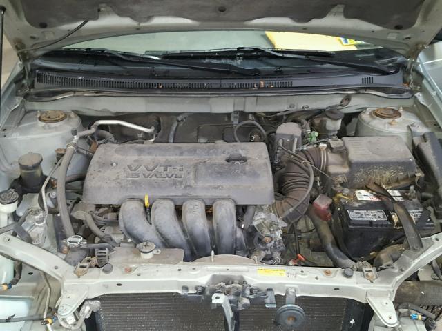 2T1BR32E93C100391 - 2003 TOYOTA COROLLA CE GRAY photo 7