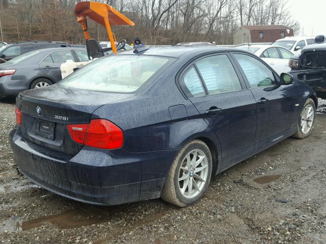 WBAPH7G5XANM48779 - 2010 BMW 328 I BLUE photo 4