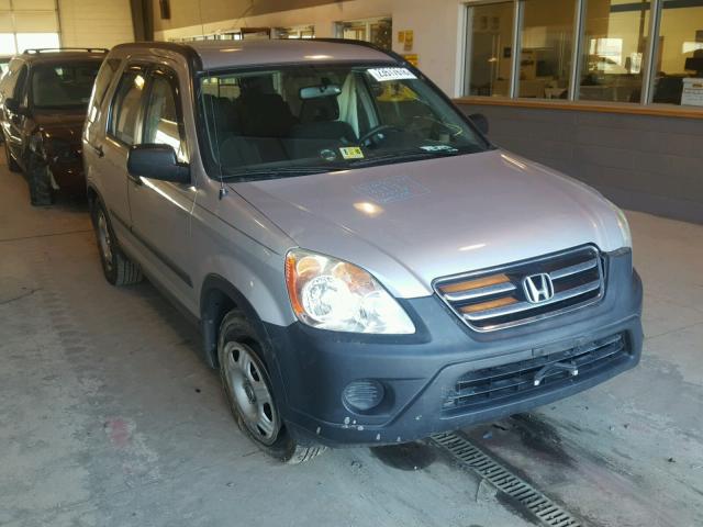 SHSRD68585U302216 - 2005 HONDA CR-V LX SILVER photo 1