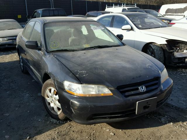 1HGCG56602A144809 - 2002 HONDA ACCORD EX BLACK photo 1