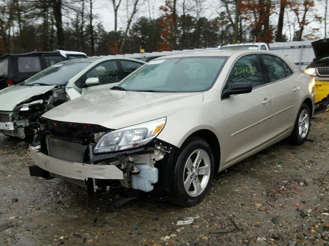 1G11B5SA2DF225369 - 2013 CHEVROLET MALIBU LS ოქროსფერი ფოტო 2