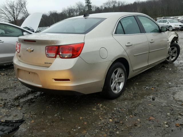 1G11B5SA2DF225369 - 2013 CHEVROLET MALIBU LS ოქროსფერი ფოტო 4