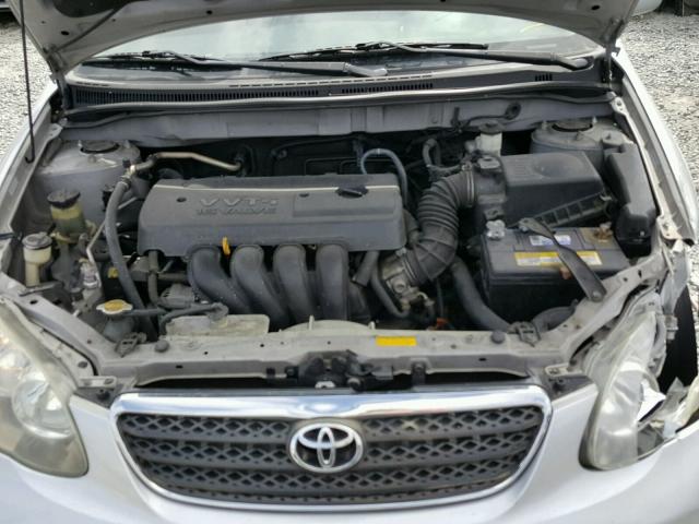 1NXBR32E58Z968569 - 2008 TOYOTA COROLLA CE SILVER photo 7