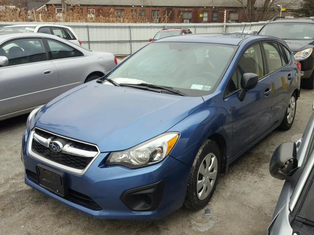 JF1GPAA60E8224810 - 2014 SUBARU IMPREZA BA BLUE photo 2