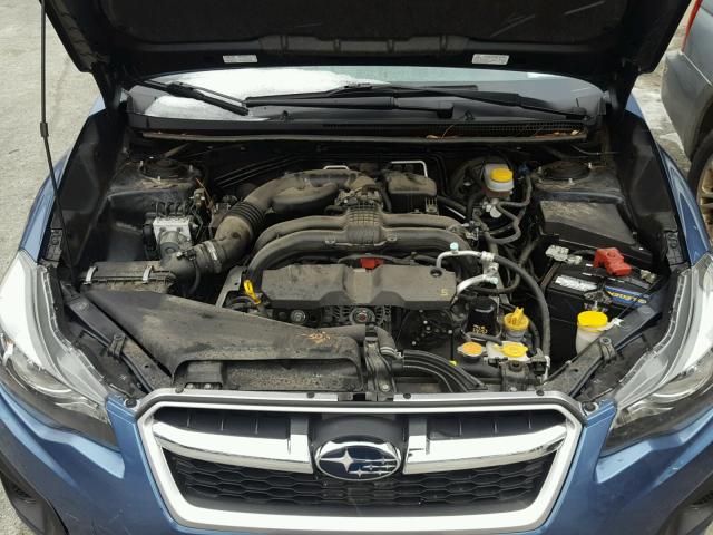 JF1GPAA60E8224810 - 2014 SUBARU IMPREZA BA BLUE photo 7