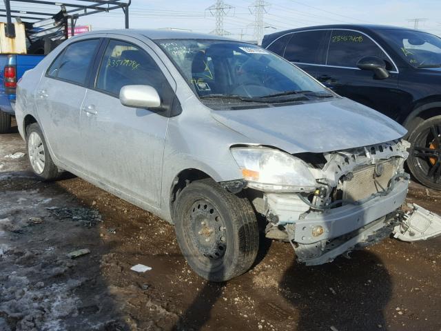 JTDBT4K34CL016994 - 2012 TOYOTA YARIS SILVER photo 1