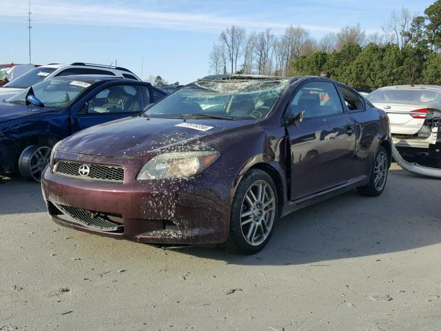 JTKDE177870168130 - 2007 TOYOTA SCION TC 勃艮第红 照片 2