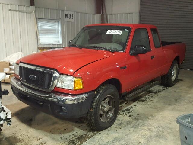 1FTYR15EX5PA12304 - 2005 FORD RANGER SUP RED photo 2