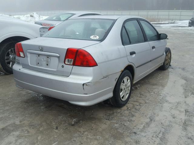 2HGES16315H598207 - 2005 HONDA CIVIC DX V SILVER photo 4