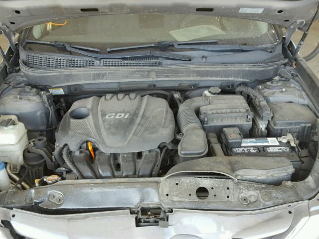 5NPEB4AC8BH094277 - 2011 HYUNDAI SONATA GLS SILVER photo 7