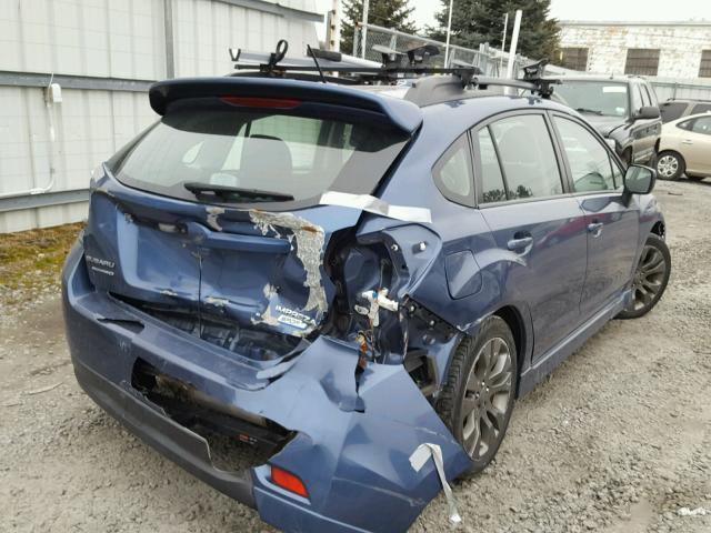 JF1GPAL67CH214138 - 2012 SUBARU IMPREZA SP BLUE photo 4