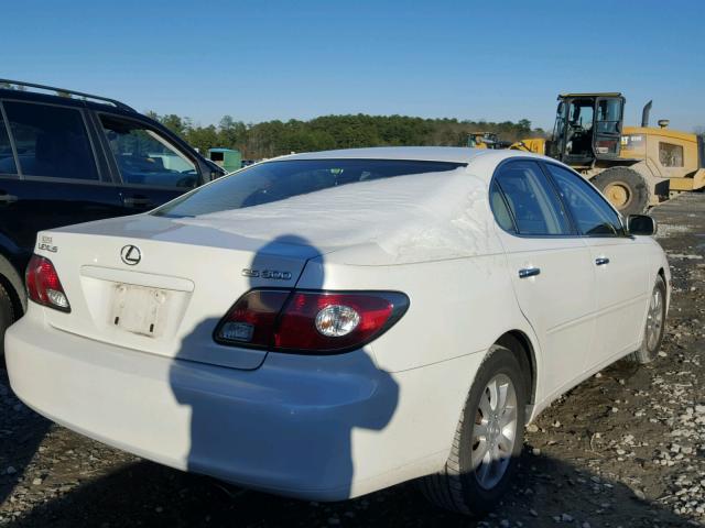 JTHBF30G430139248 - 2003 LEXUS ES 300 WHITE photo 4