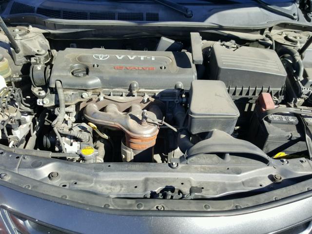 4T4BE46K59R073754 - 2009 TOYOTA CAMRY BASE GRAY photo 7