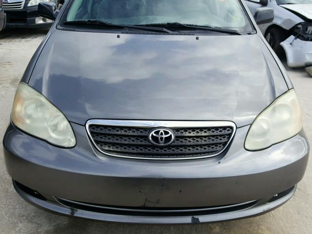 2T1BR32EX7C801947 - 2007 TOYOTA COROLLA CE GRAY photo 9