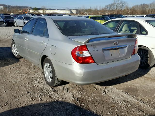 4T1BE32K04U315160 - 2004 TOYOTA CAMRY LE GRAY photo 3