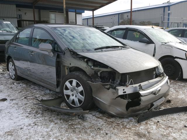 2HGFA16548H352068 - 2008 HONDA CIVIC LX GRAY photo 1