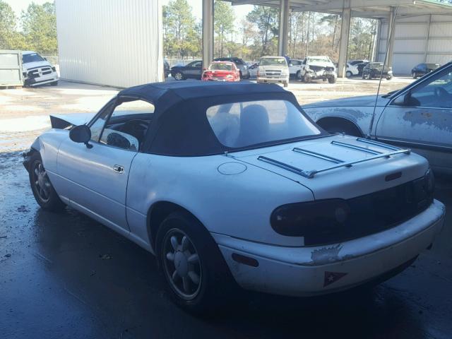 JM1NA3512L0113233 - 1990 MAZDA MX-5 MIATA WHITE photo 3