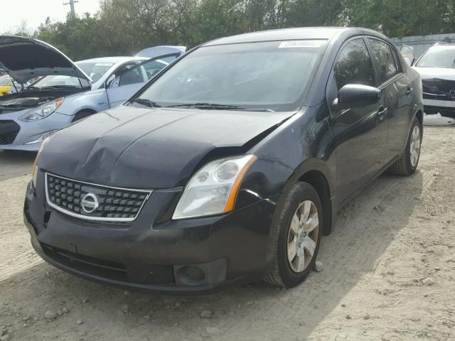 3N1AB61EX7L663829 - 2007 NISSAN SENTRA BLACK photo 2