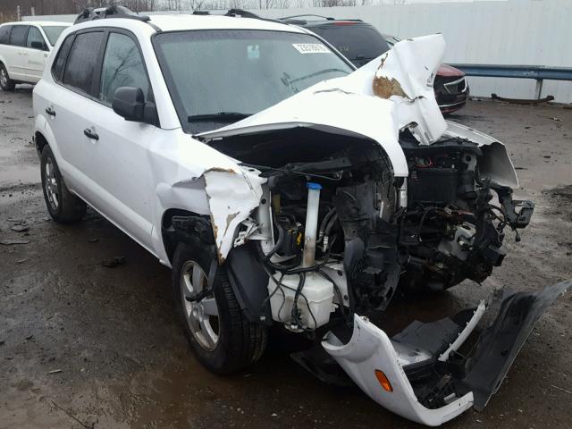 KM8JM12B66U306503 - 2006 HYUNDAI TUCSON GL WHITE photo 1