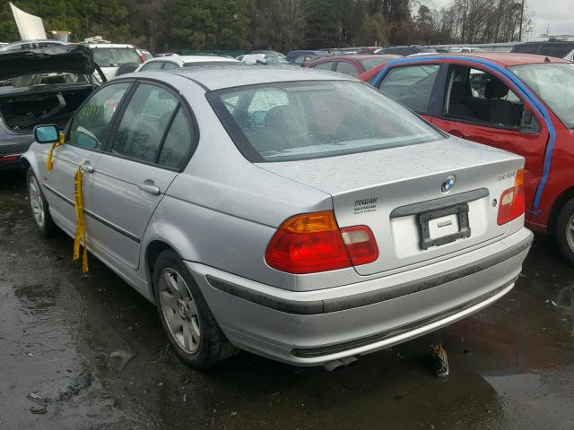 WBAAN37421NJ12509 - 2001 BMW 325 I SILVER photo 3